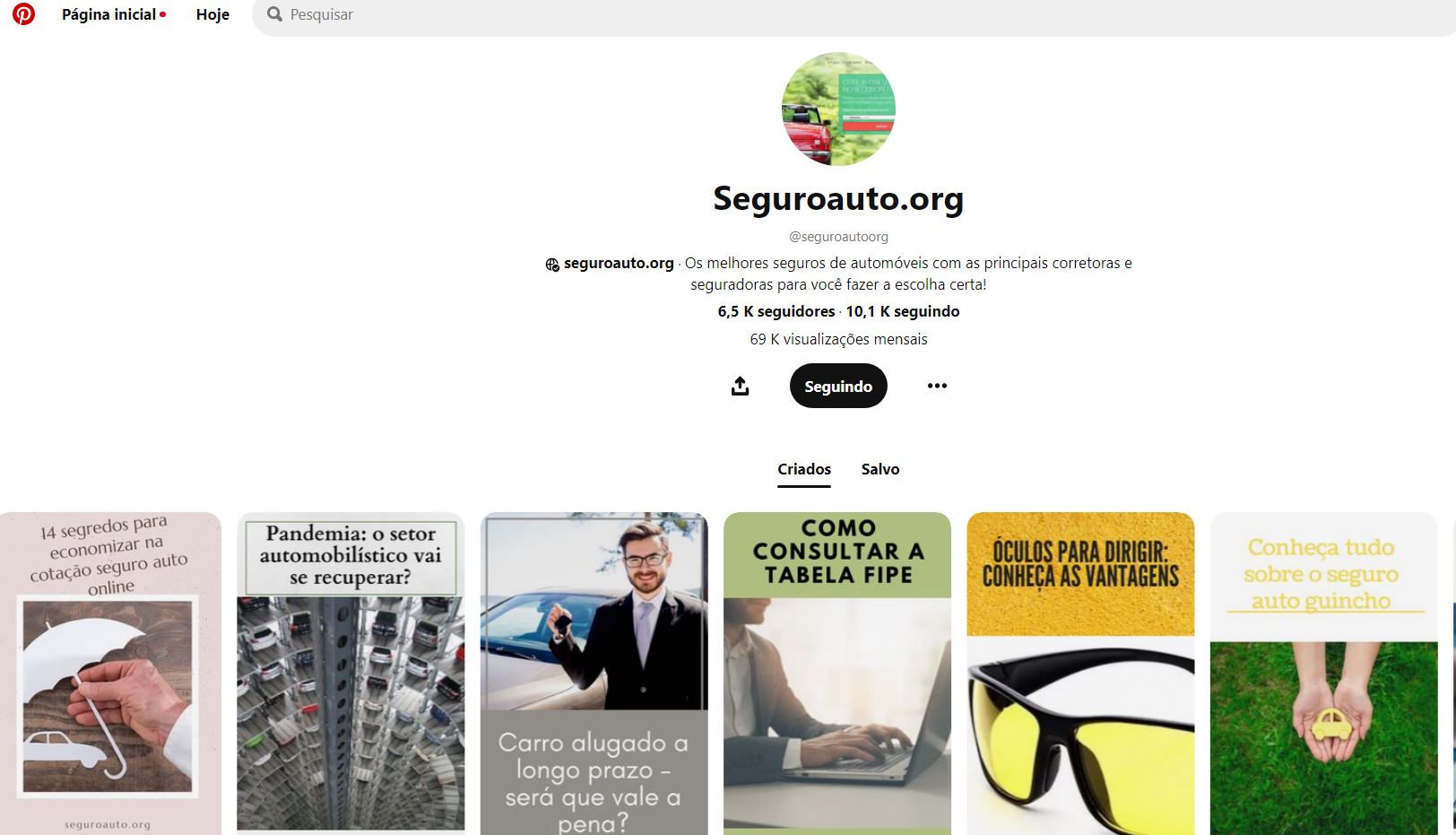 Automatização Pinterest Automatização Pinterest