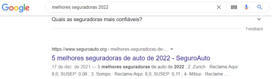 Conteúdo otimizado para SEO