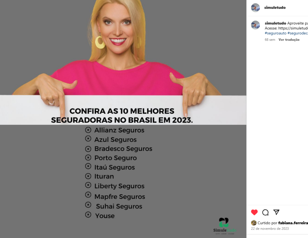 Promoção em redes sociais
