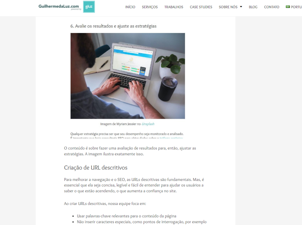 Estruturação de conteúdos Estruturação de conteúdos