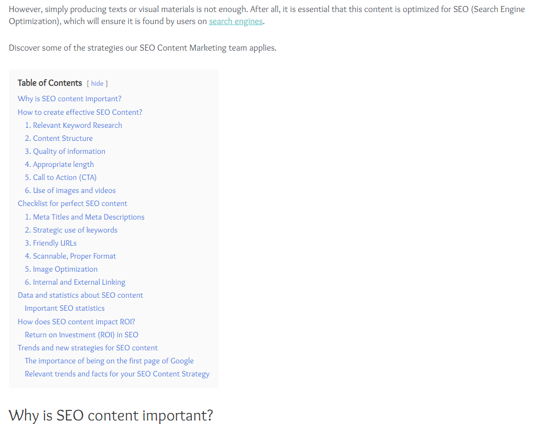 Clear and Scannable Content Structure Clear and Scannable Content Structure